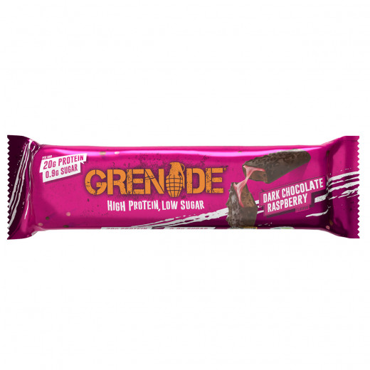 Grenade Dark Chocolate Raspberry Bar 60g