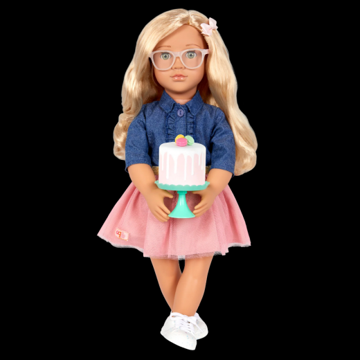 Our Generation Posable Party Planner Doll & Storybook - Emily 46cm
