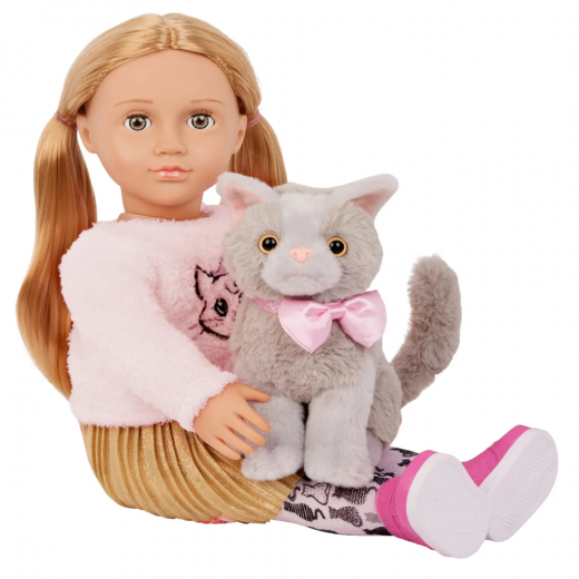 Our Generation - Doll with Pet Kitten, Melena and Mittens