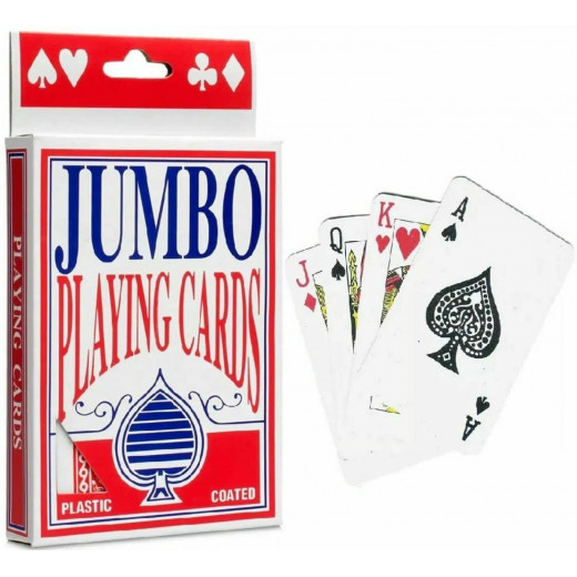 K Toys | Jumbo Plastic Coated Playing Cards