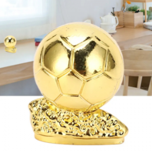 تمثال جائزة الكرة الذهبية المعدنية الصغيرة - ارتفاع 3 سم من كاي لايف ستايل