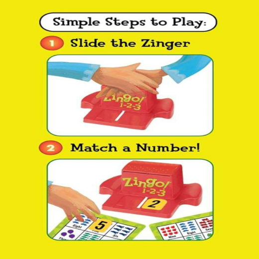 K Toys | Zingo 1-2-3 Number Bingo