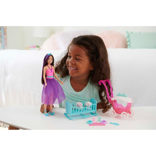 Barbie | Skipper doll and Accessories Playset | Dark Hair