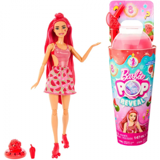 Barbie | Pop Reveal Fruit Series Watermelon Crush Doll