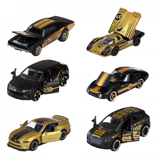 Majorette | golden car | 6 different | Random