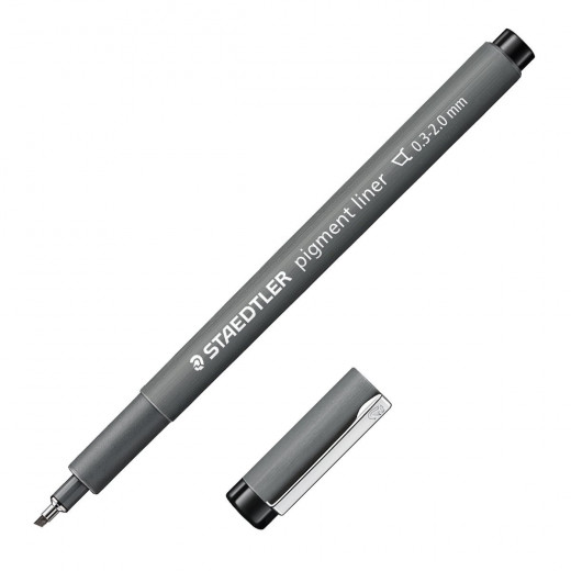 Staedtler - Pigment Liner Pen 0.3-2.0 mm - Black