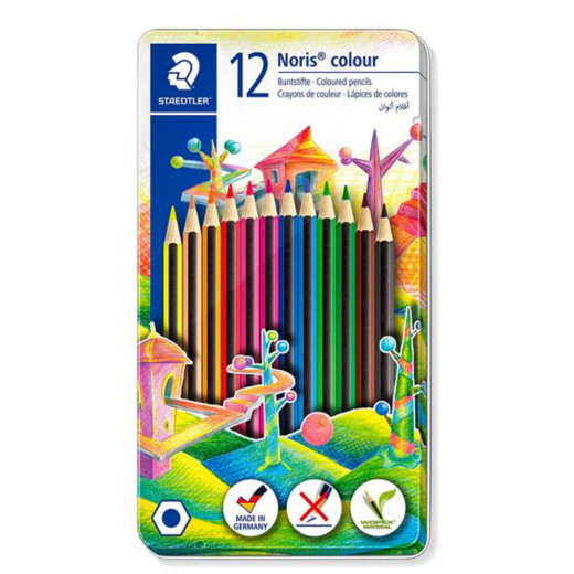 Staedtler -  Noris Colouring Pencils - Assorted Colours 12 Pieces