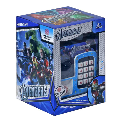K Toys | Avengers Safe Box ATM Toy With Fingerprint Lock, assorted colors