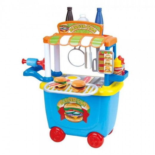 Play Go Gourmet Burger Cart Playset