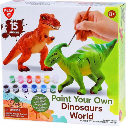 PlayGo | Paint Your Own Dinosaur World