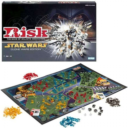 K Toys | Risk Star Wars The Clone Wars Edition The Classic Board Game of Global