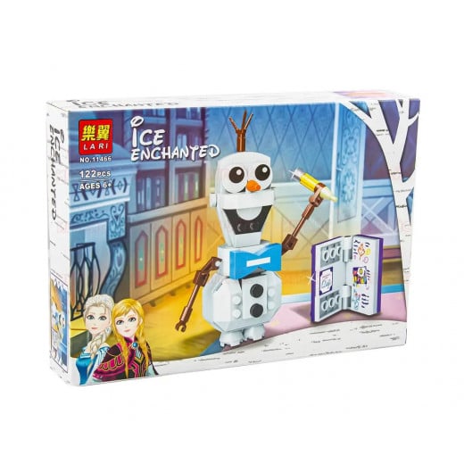 K Toys | Ice Enchanted Snow Man Disney princess Blocks | 122 pcs