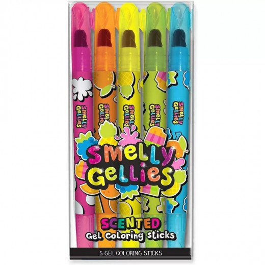 Scentco | Smelly Gellies Coloring Sticks - Set of 5