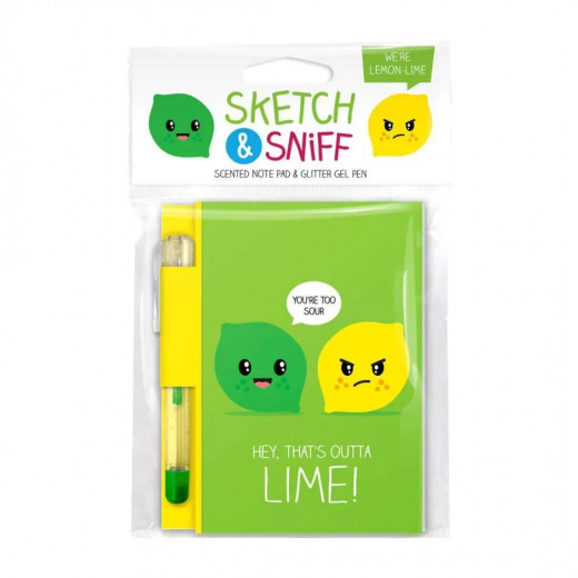 Scentco | Sketch & Sniff Notepad Lemon Lime