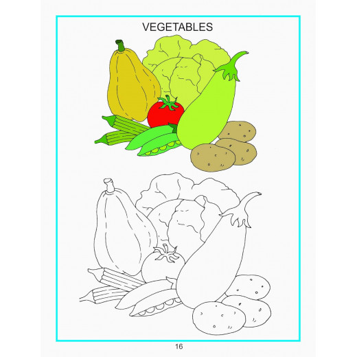 Dreamland Vegetables Creative Coloring Books