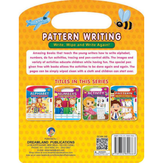 Dreamland | Write And Wipe Book | Pattern | An Early Learning Book For Kids