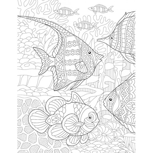 Dreamland Ocean Coloring Book for Adults