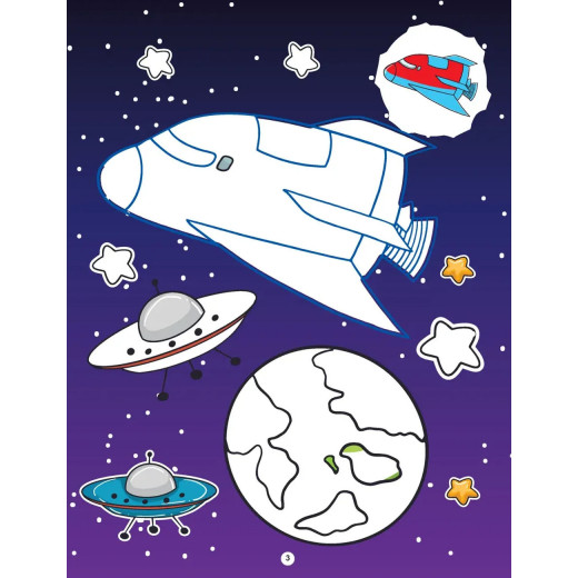 Dreamland Space Copy Coloring Book