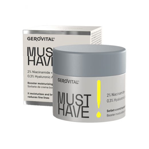 Gerovital Must Have Booster Moisturizing Sorbet Cream 2% Niacinamide