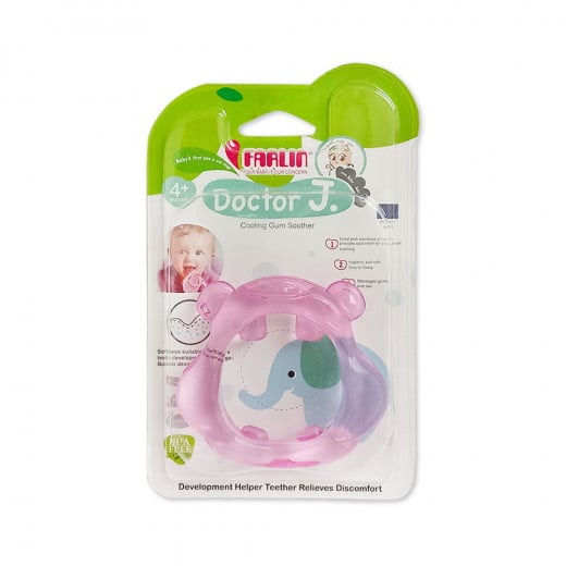 Farlin Water Filled Cooling Gum Soother, Pink