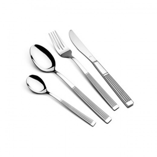 Arshia 86Pcs Cutlery Sets Silver