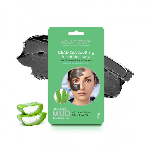 Aqua Therapy Dead Sea Soothing Facial Mud Mask, 50g [Sachet]
