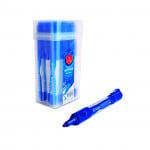 Vertex Rechargable  White Board Marker  Chisel  Light Blue  (12 Pcs)