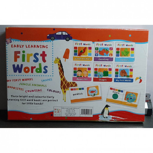 مجموعة الكلمات الأولى الممتعة للتعلم المبكر في صندوق