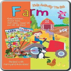 Farm Kids Activity Tin