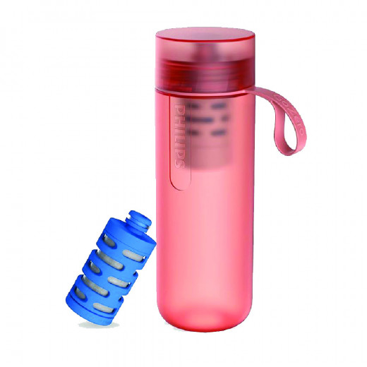 Philips Water GoZero Fitness Hydration Bottle - 1 Filter Included AWP2712RDR/24