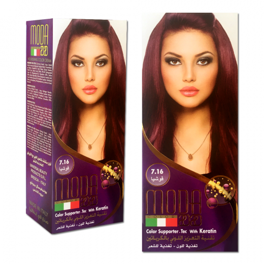 Moda Hair Color - No. 7.16 Fuchsia