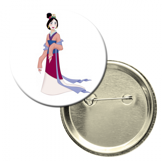 Button badge - Princess Mulan