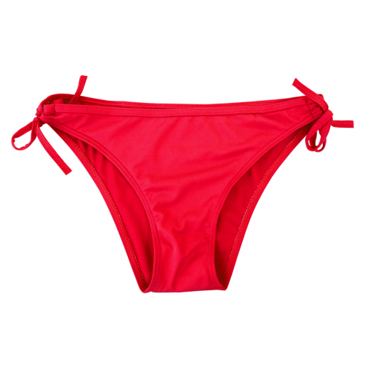 OLAIAN Bikini Bottom - Color Red Rose - Size XS