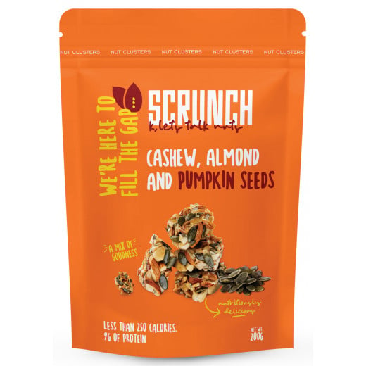 Scrunch Cashew, Almond And Pumpkin Seed Clusters